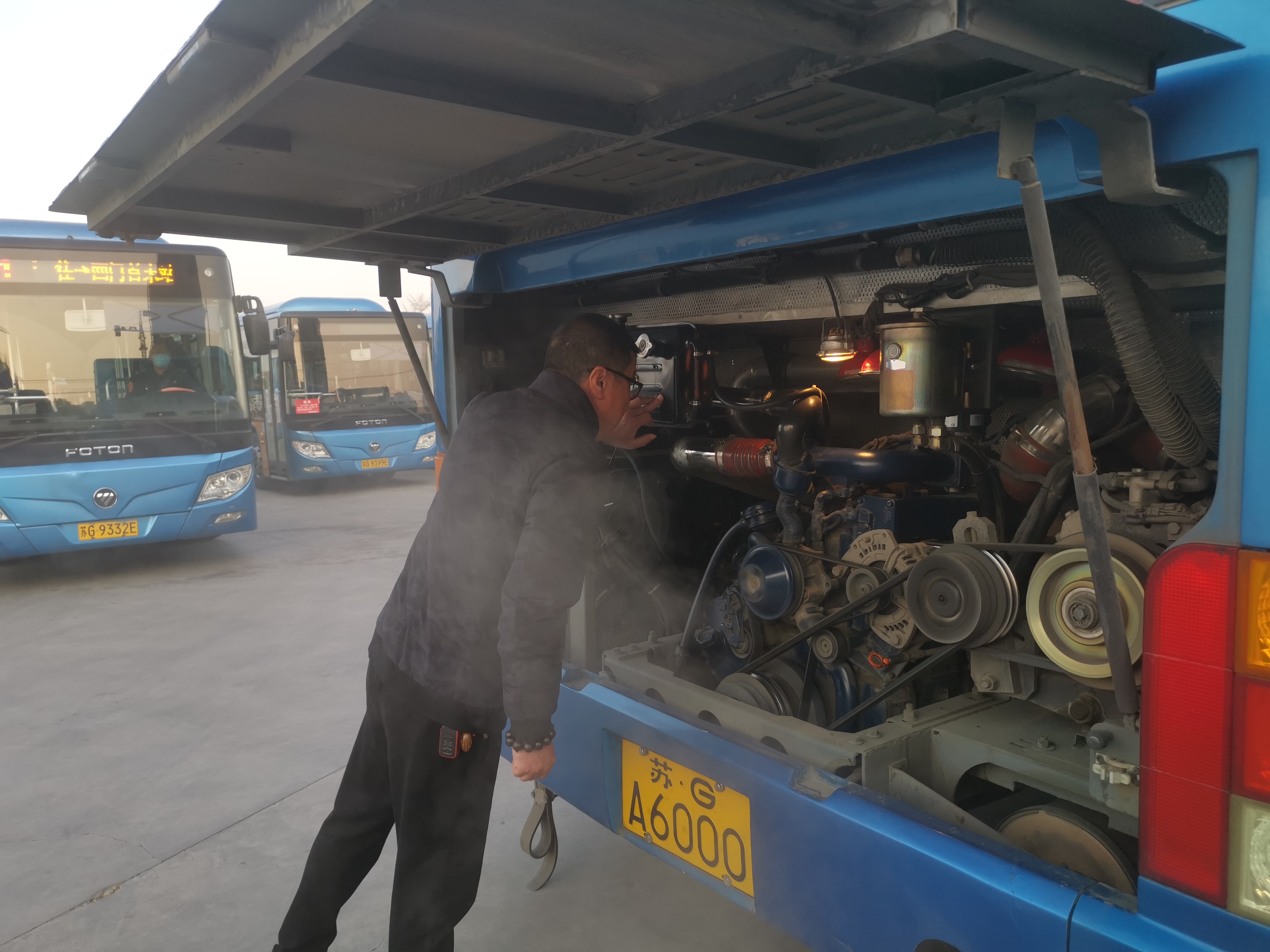 公交集團公交事業(yè)一部開展聯(lián)合檢查工作  做好春運安全運輸保障收尾工作