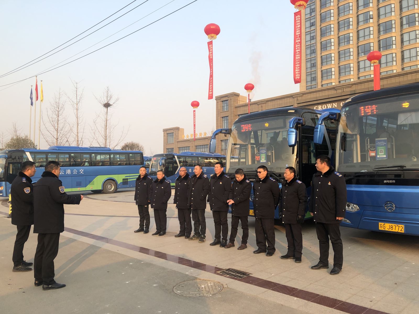 公交集團經營發展事業部做好“灌云縣政協會議”運輸保障工作